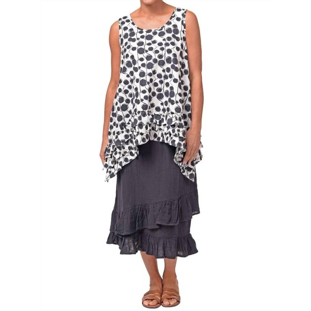 NEW TULIP CLOTHING lily tank in banyan